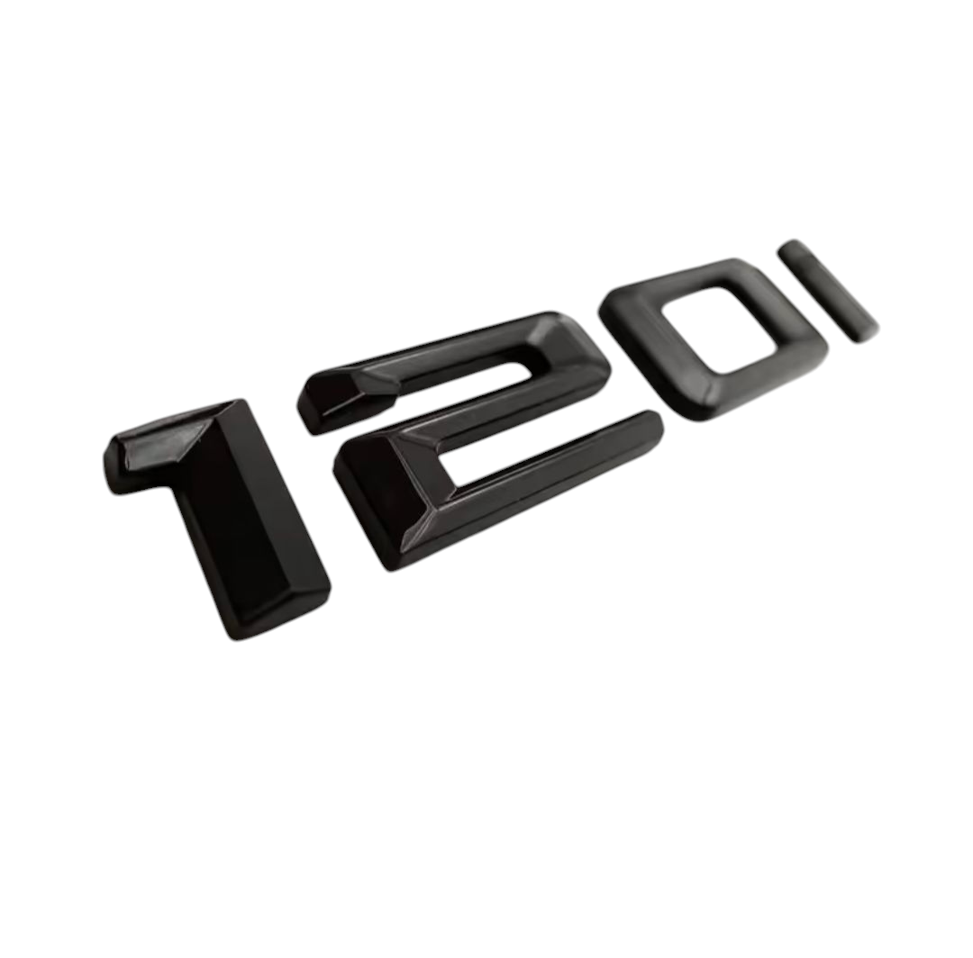 Logo de coffre noir badge pour BMW Série 1 (E81, F20), vue 5