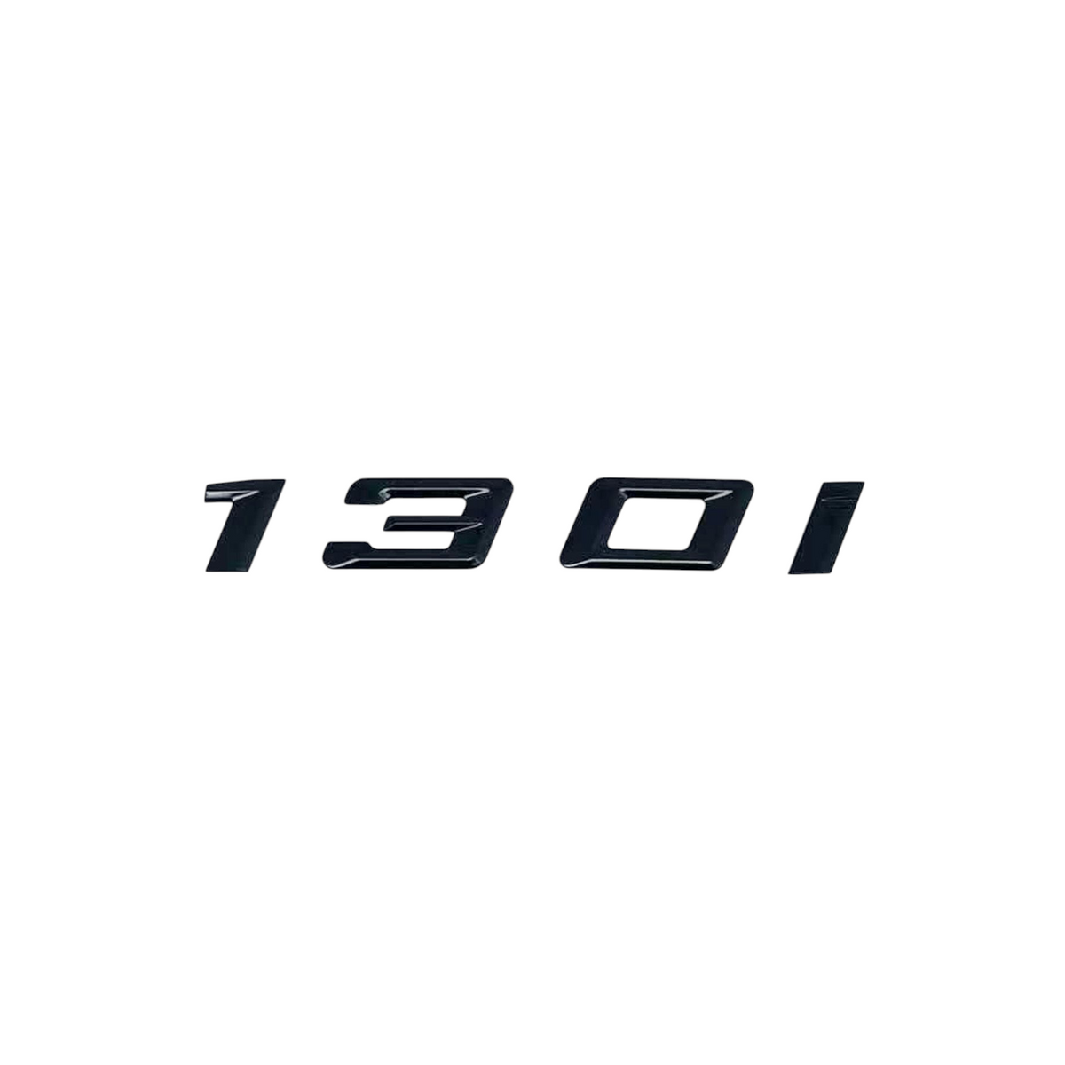 Logo de coffre noir badge pour BMW Série 1 (E81, F20), 130i