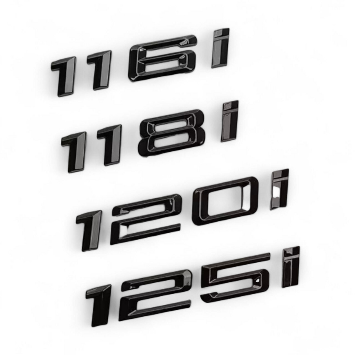 Logo de coffre noir badge pour BMW Série 1 (E81, F20), vue 12