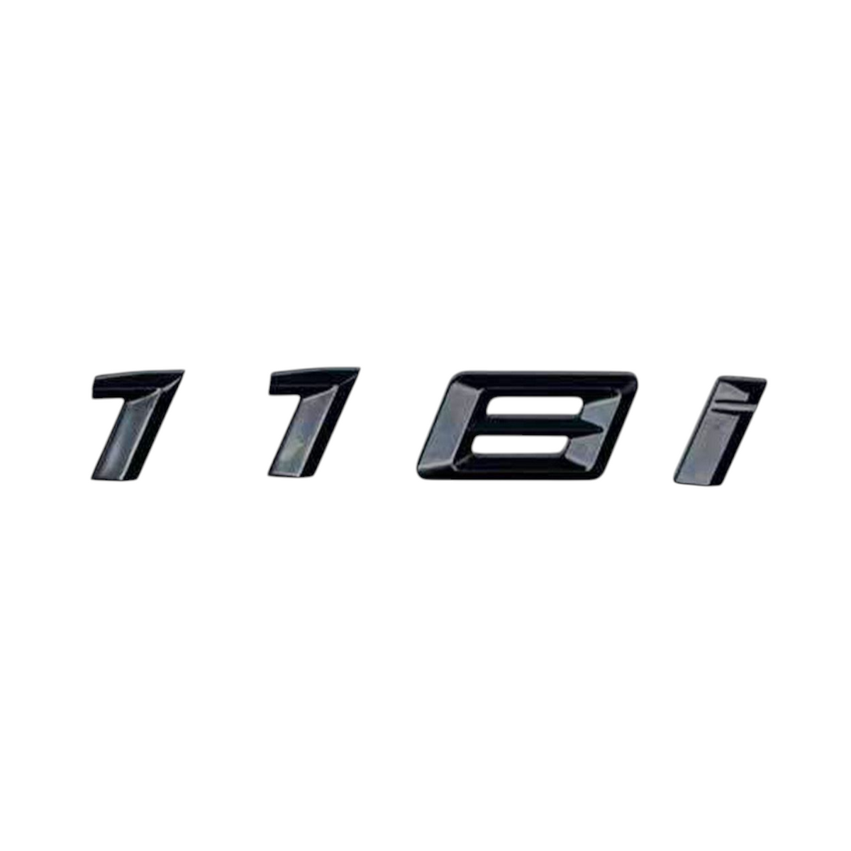 Logo de coffre noir badge pour BMW Série 1 (E81, F20), 118i