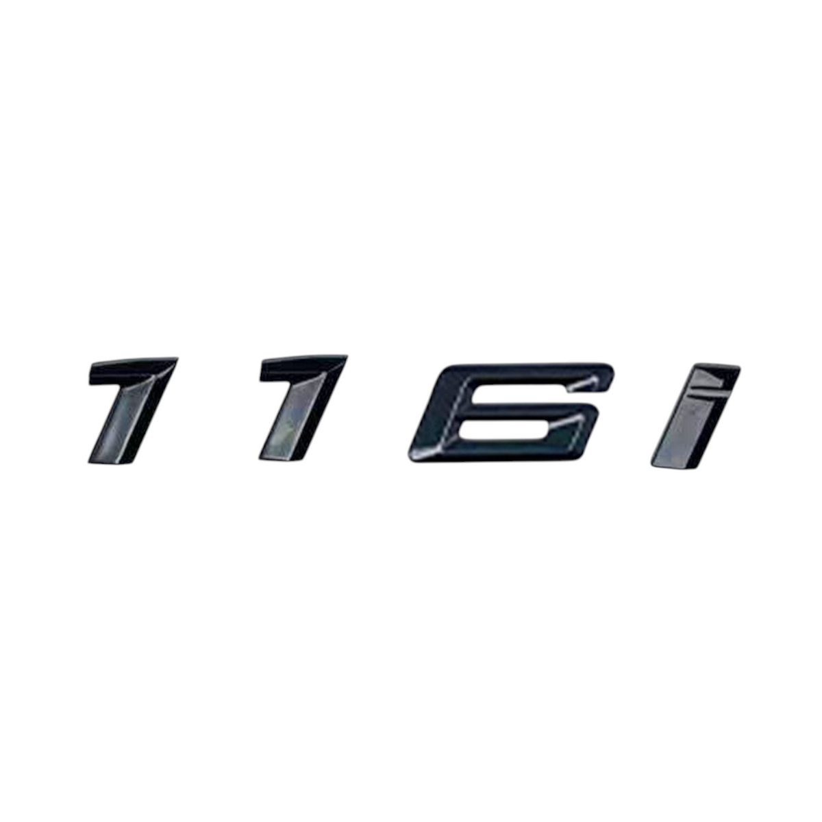 Logo de coffre noir badge pour BMW Série 1 (E81, F20), 116i