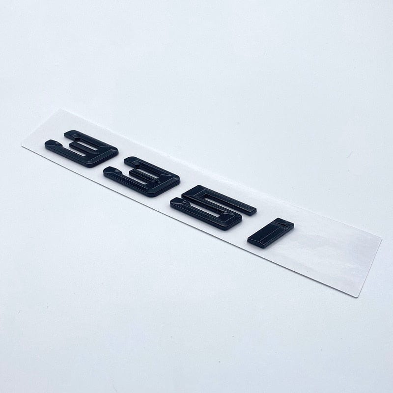 Logo de coffre noir badge pour BMW Série 3 (E36, E46, E92, F30), 335i