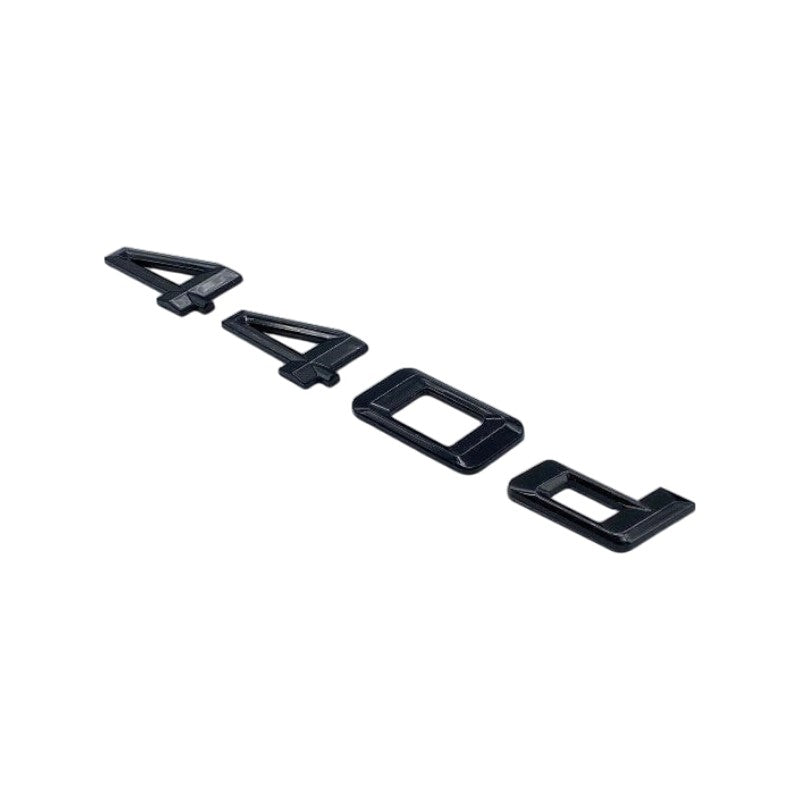 Logo de coffre noir badge pour BMW Série 4 F32, 440d