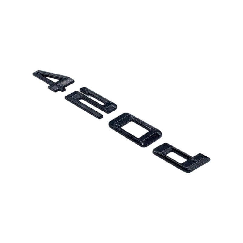 Logo de coffre noir badge pour BMW Série 4 F32, 420d