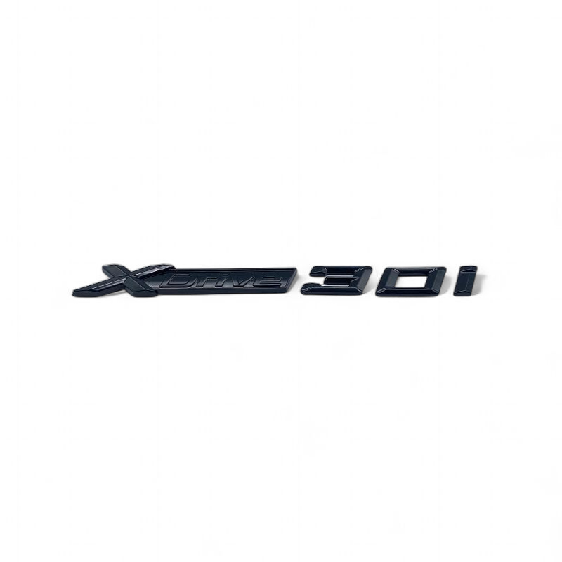 Logo de coffre noir badge pour BMW X6 xDrive, xDrive 30i
