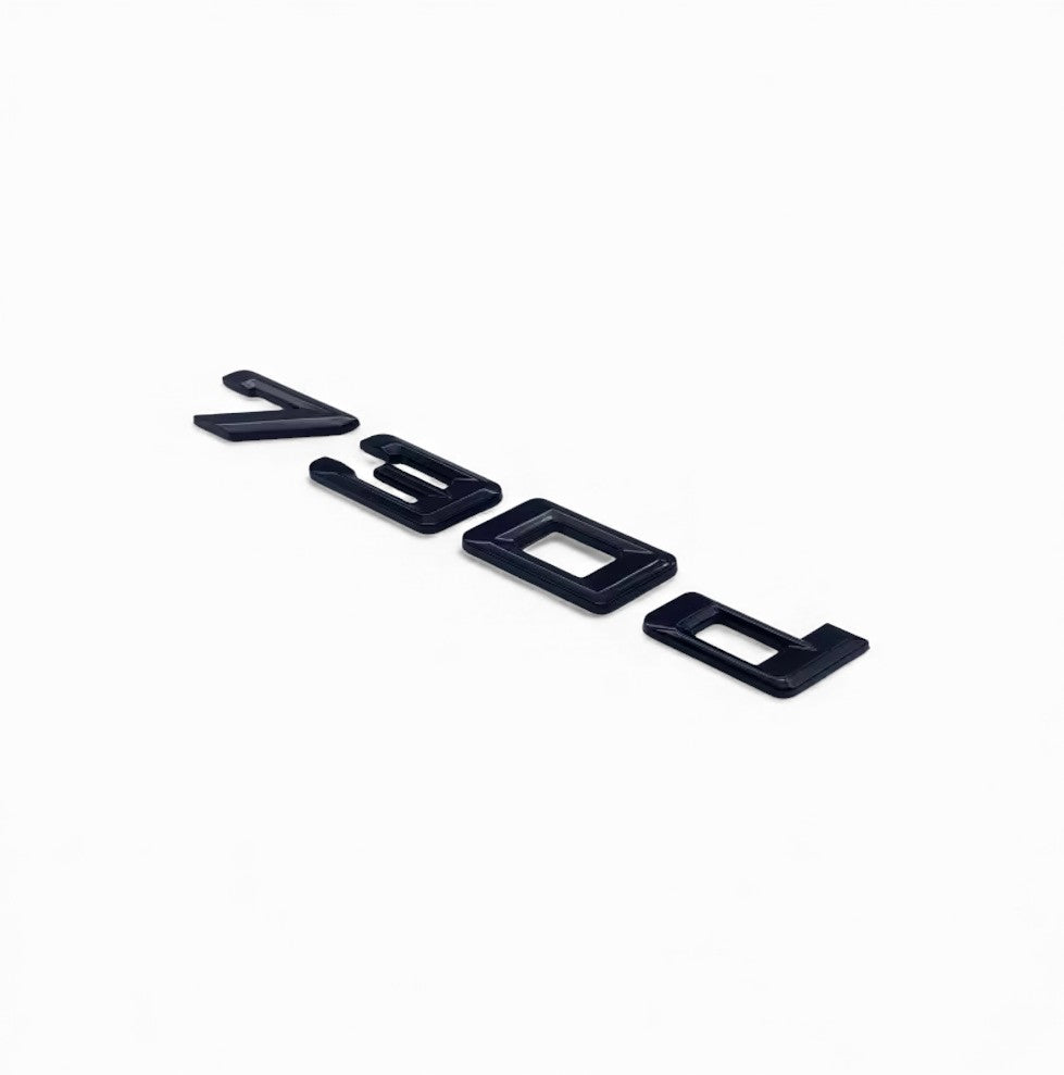 Logo de coffre noir badges pour BMW Série 7 (E38, E65, F01), 730d