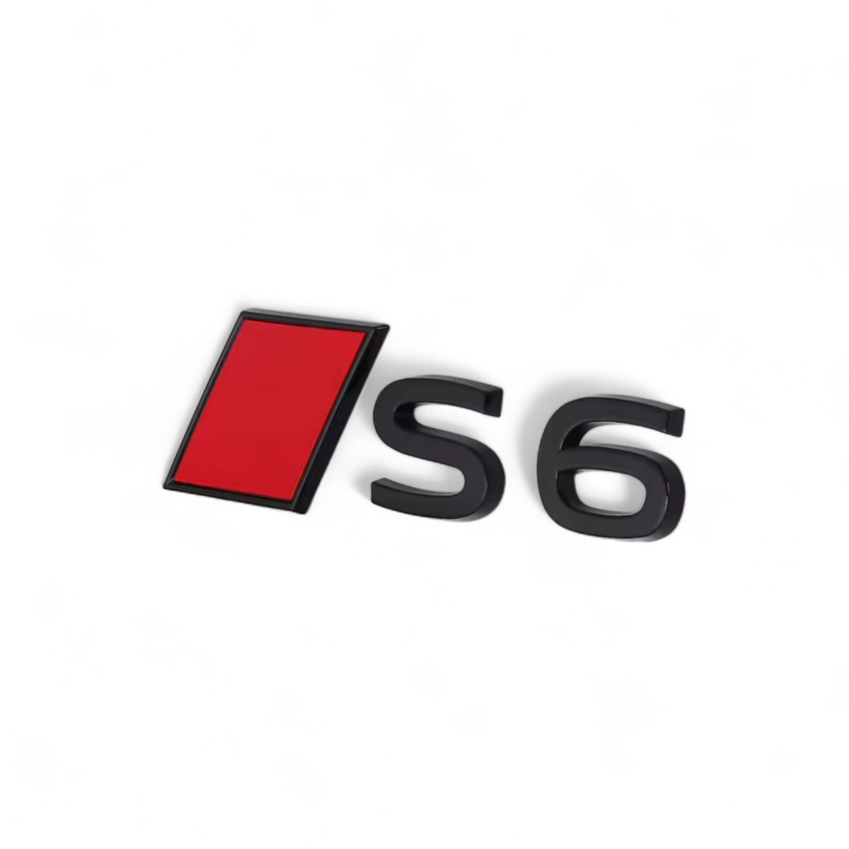 Logo de coffre S6 noir pour Audi (Black Edition), nouveau modèle