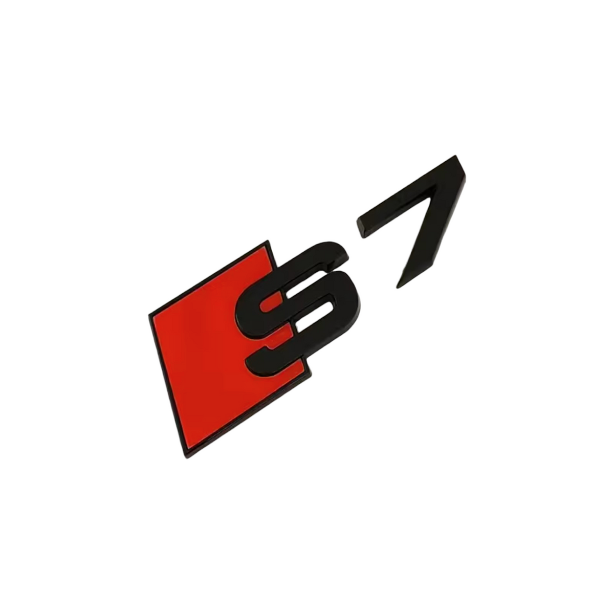Logo de coffre S7 noir pour Audi (Black Edition), ancien modèle