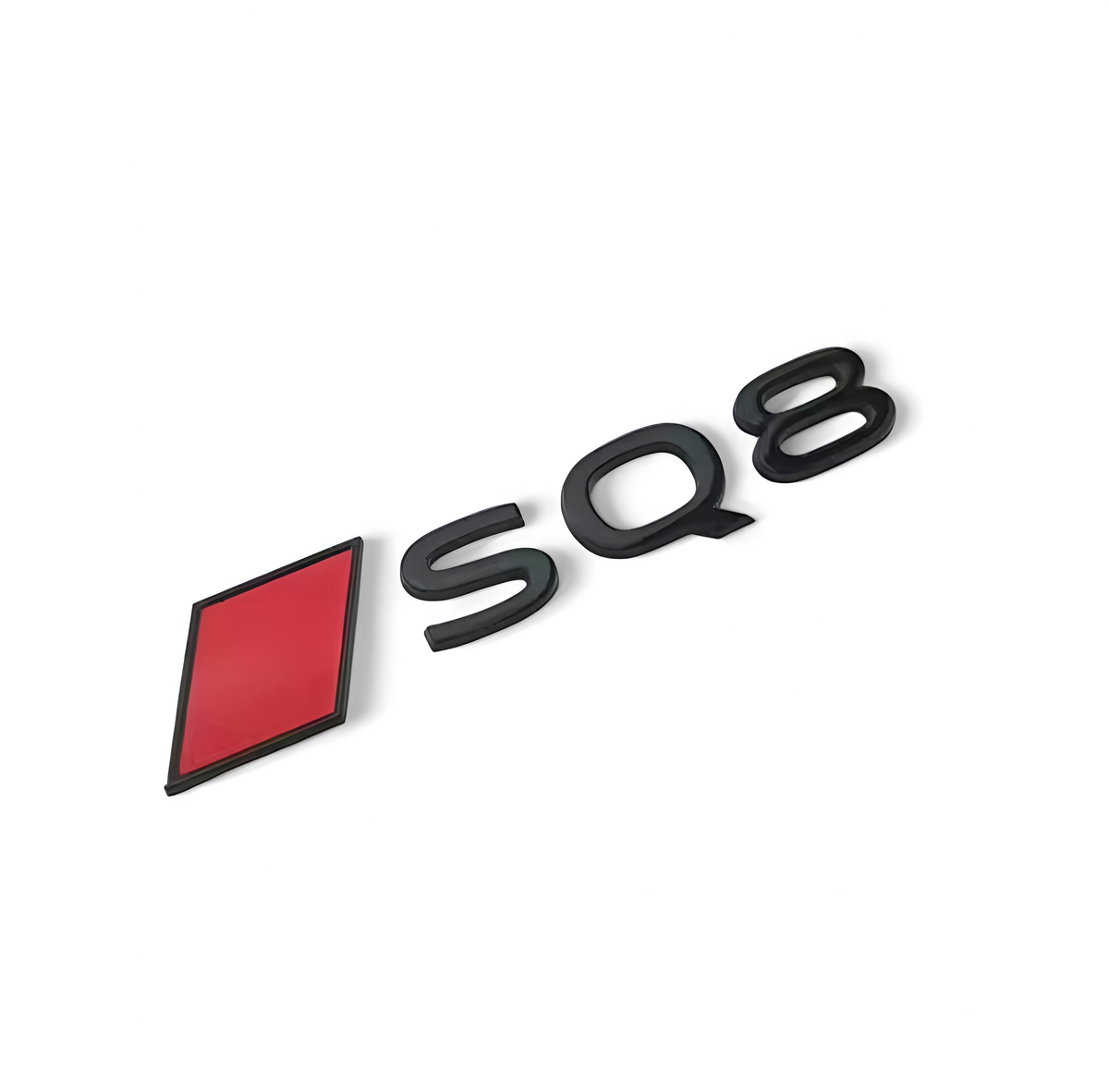 Logo de coffre SQ8 noir pour Audi (Black Edition), vue 2