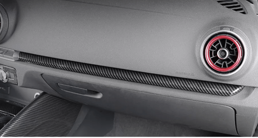 Pack garnitures intérieures look carbone pour Audi A3, S3, RS3 8V (2012 à 2020)