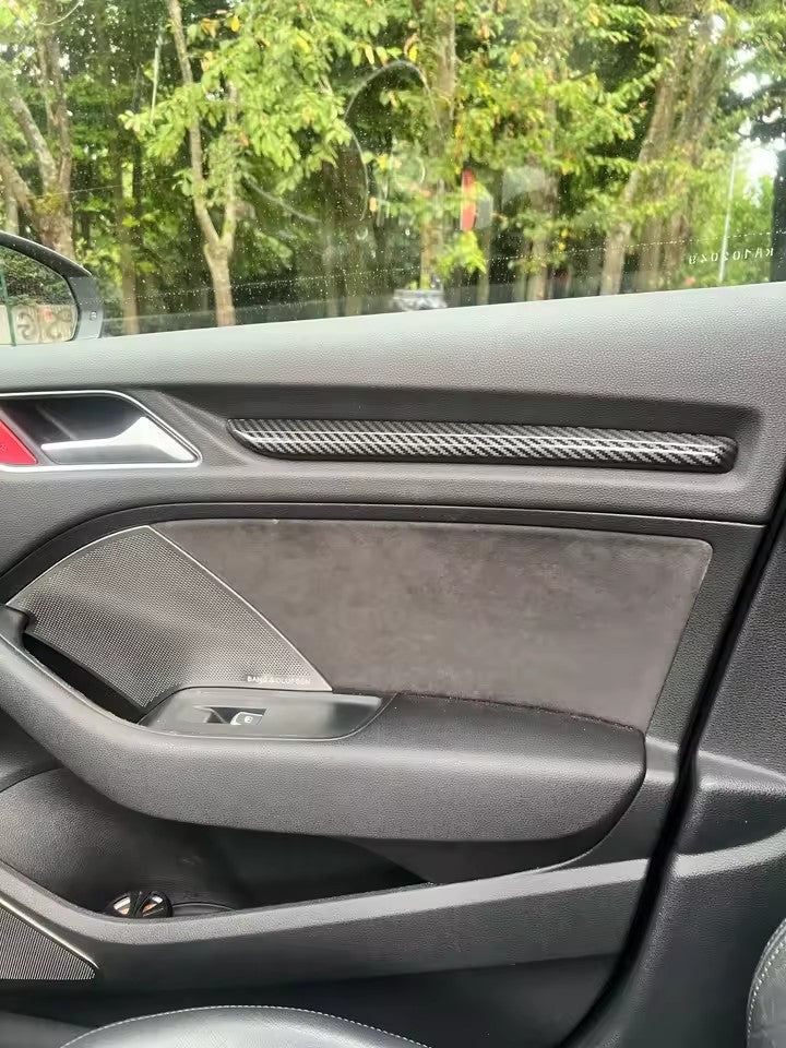 Pack garnitures intérieures look carbone pour Audi A3, S3, RS3 8V (2012 à 2020), vue 9