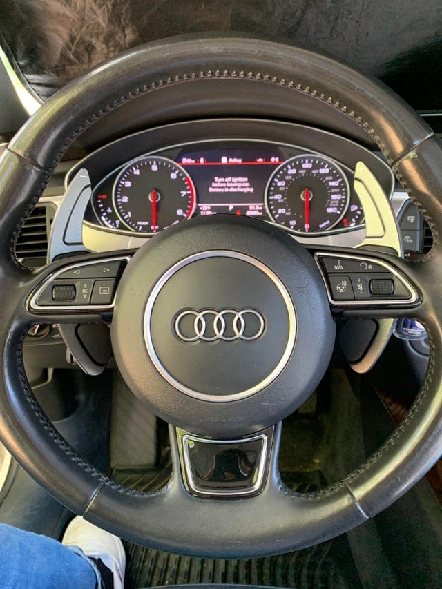 Palettes au volant aluminium Performance pour Audi A8, S8 D4 (2010 à 2017), vue 5