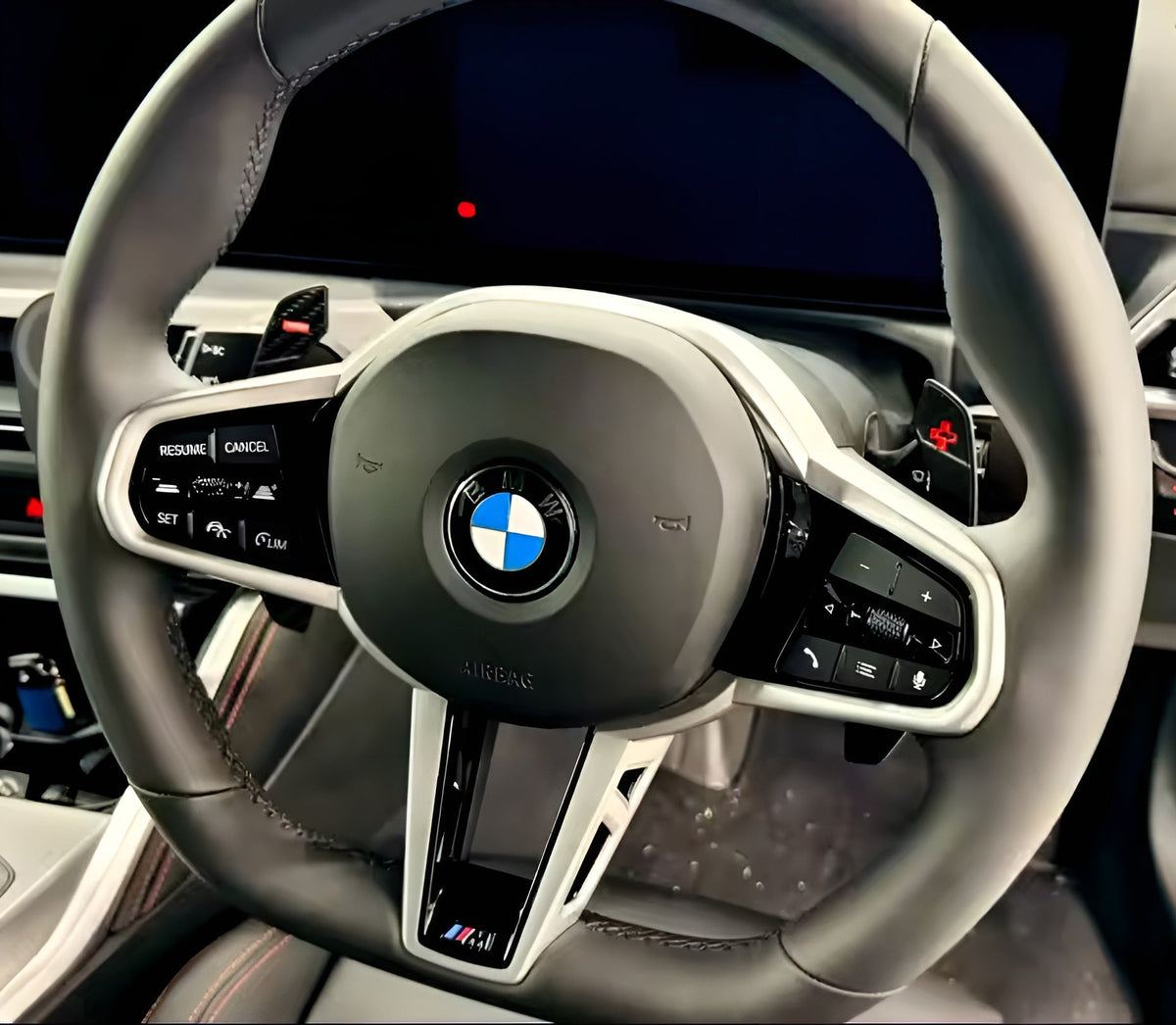 Palettes au volant look M-Competition carbone pour BMW Série 2 F22 (2014 à 2021), vue 3