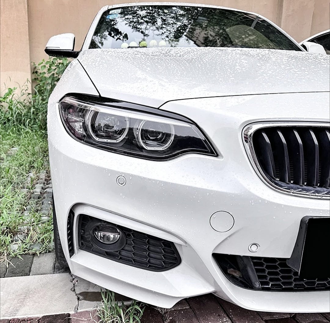 Paupières de phares avant Performance pour BMW Série 2 F22 (2012 à 2020), vue 2