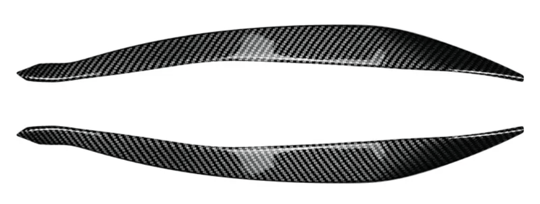 Paupières de phares avant Performance pour BMW Série 5 F10 F11 (2010 à 2018), finition carbone look, vue 7