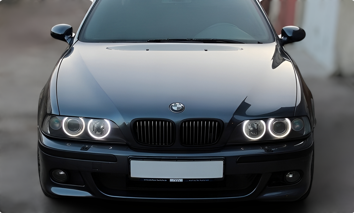 Phares Angel Eyes Anneaux LED pour BMW Série 5 E39 (1995 à 2004), vue 8
