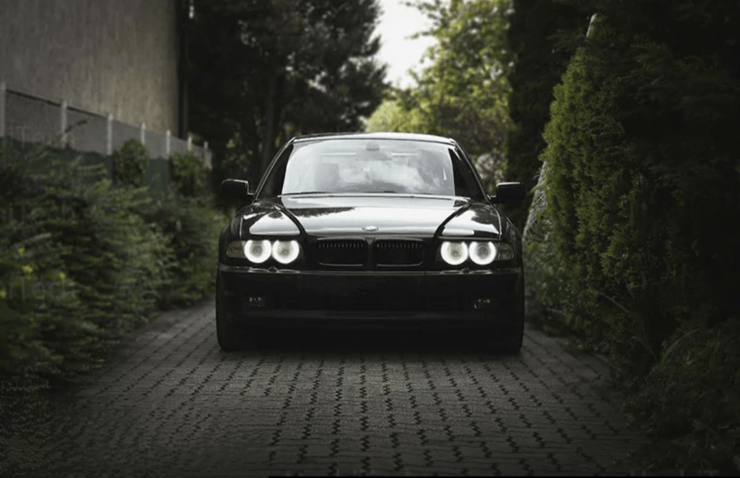 Phares Angel Eyes Anneaux LED pour BMW Série 7 E38 (1994 à 2001), coloris blanc 6000K