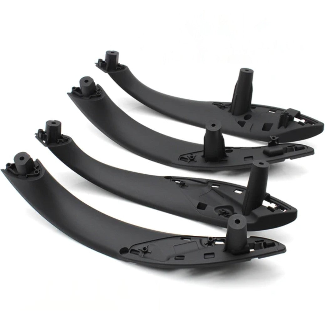 Poignées de portes intérieures pour BMW Série 3 F30 (2011 à 2019), poignées intérieures avant et arrière, coloris noir