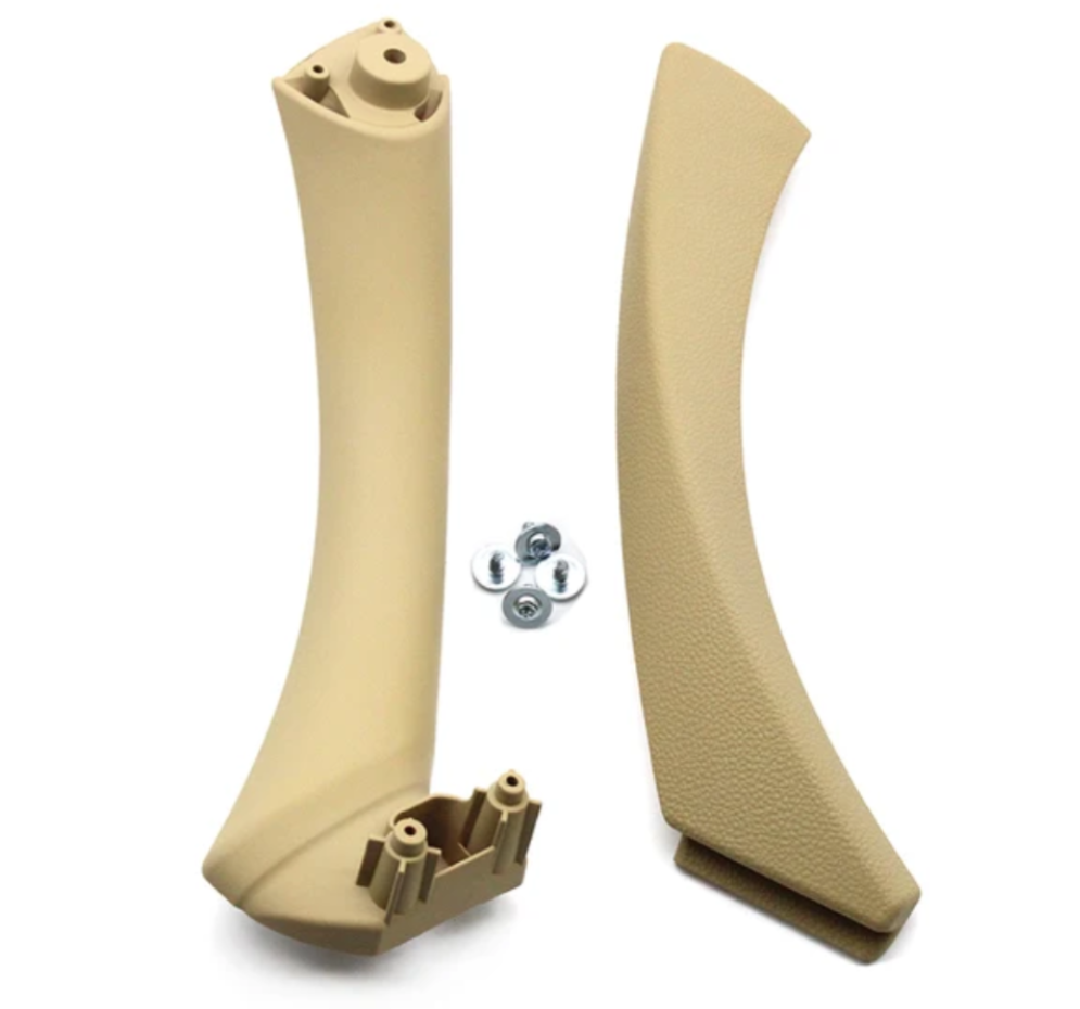 Poignées de portes intérieures pour BMW Série 3 M3 E90 (2005 à 2011), poignées passager (avant droit), coloris beige veneto