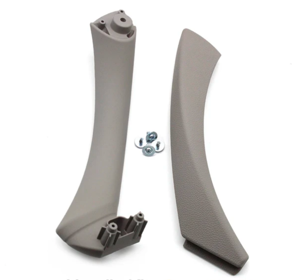 Poignées de portes intérieures pour BMW Série 3 M3 E90 (2005 à 2011), poignées passager (avant droit), coloris gris oyster