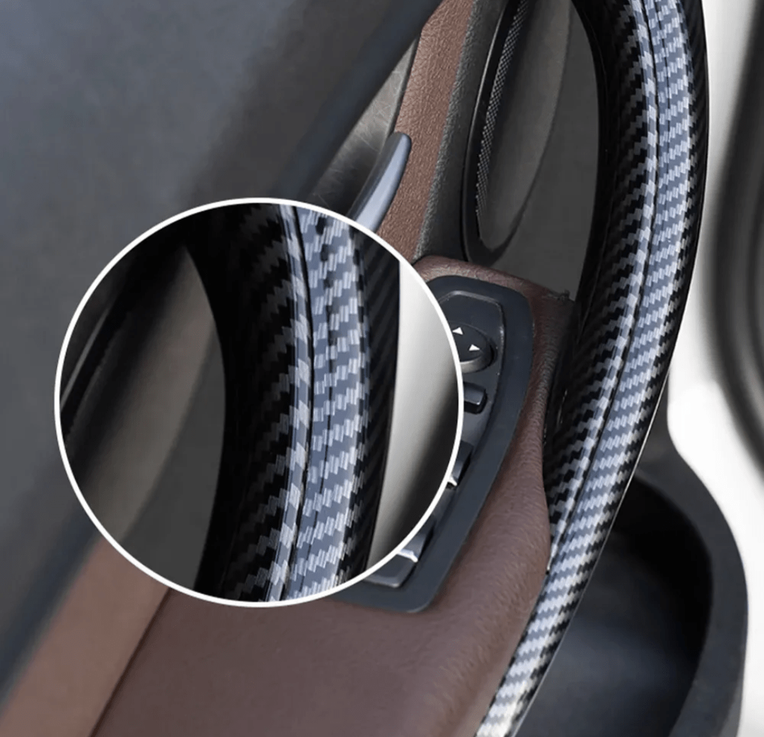Poignées de portes intérieures carbone pour BMW Série 3 F30 et Série 4 F32 (2014 à 2020), vue 2