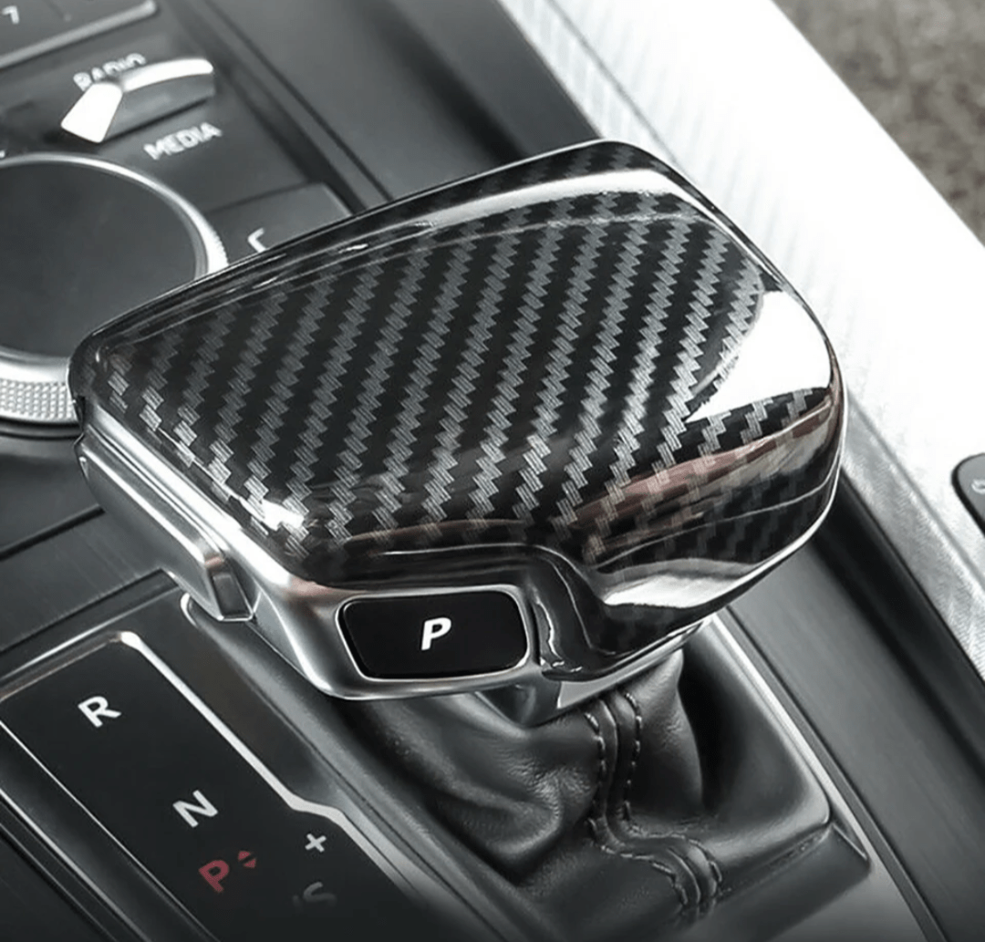 Pommeau de levier de vitesse carbone pour Audi Q5 II, SQ5 (2019 à 2022), réplique carbone