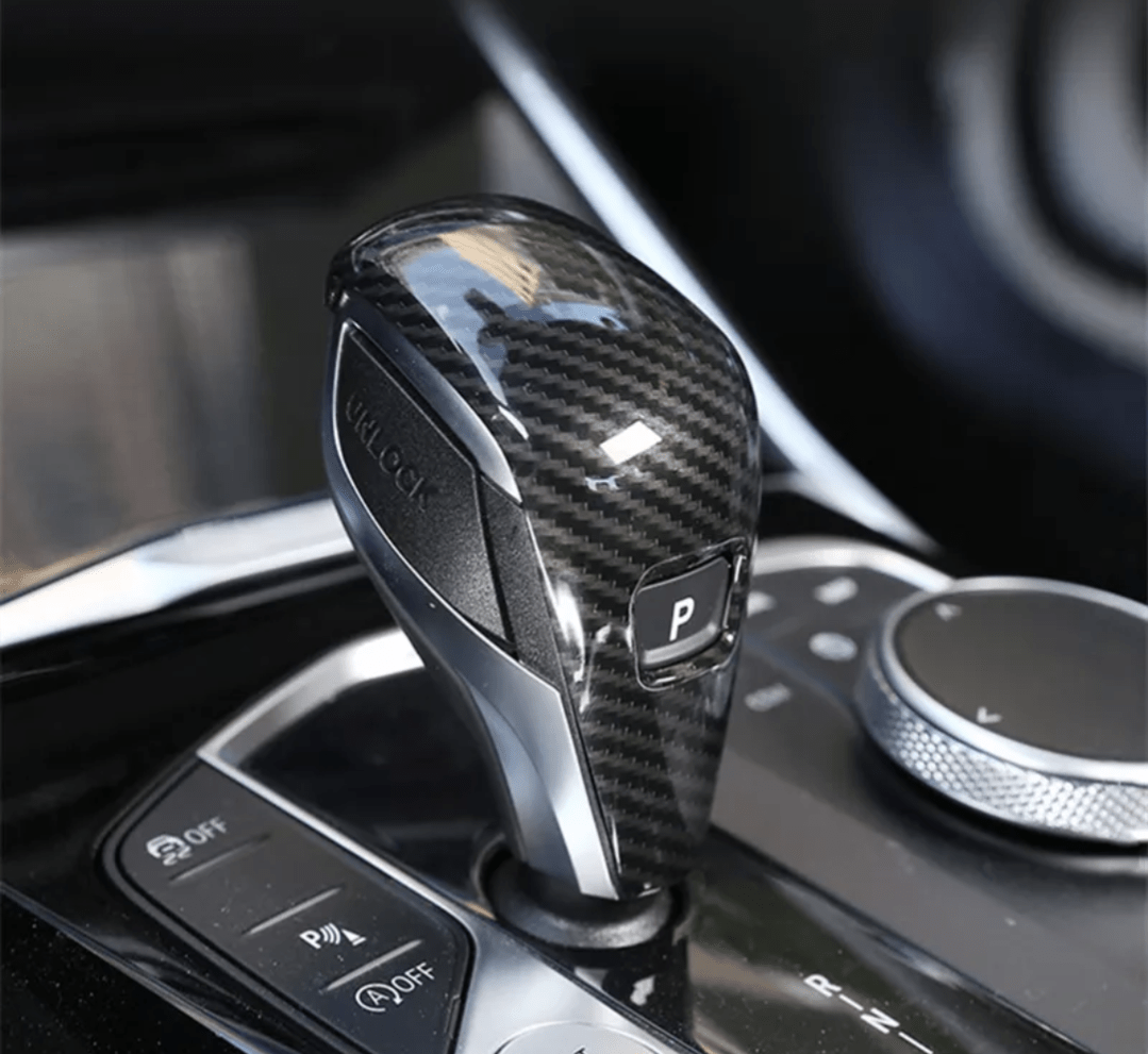 Pommeau sélecteur de levier de vitesse carbone pour BMW Série 3 G20 (2020 à 2025)