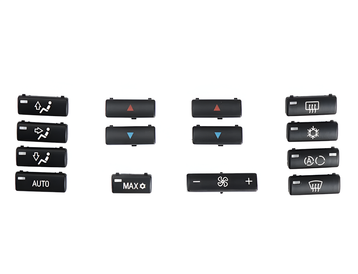 Set de boutons commande de climatisation/chauffage pour BMW Série 5 et M5 E39 (1996 à 2003), vue 2