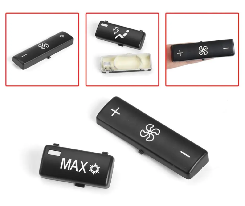 Set de boutons commande de climatisation/chauffage pour BMW X5 E53 (1993 à 2006), vue 4