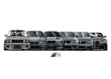 Affiche voiture générations BMW M3 Motorsport, poster voiture en toile, visuel 7