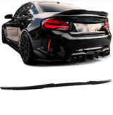 Aileron becquet de coffre look M Performance pour BMW Série 2 F22 et M2 F87 (2013 à 2022), vue 2