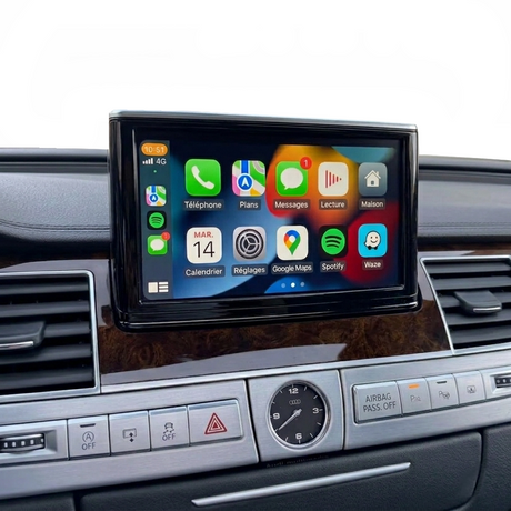 Apple CarPlay & Android Auto pour Audi A8, S8 D4 (2009 à 2017)