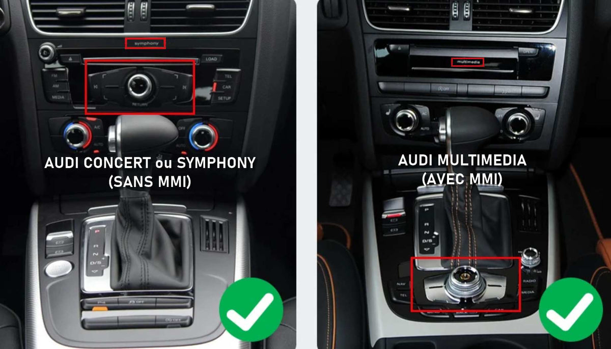 Apple CarPlay & Android Auto pour Audi Q5, SQ5 I (2009 à 2015), vue 6