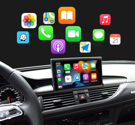 Apple CarPlay & Android Auto pour Audi Q7 II, SQ7 (2015 à 2024), vue 2