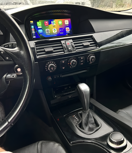Autoradio connecté Android Auto et Apple CarPlay pour BMW Série 1 E81 E87 CCC CIC (2003 à 2010), vue 2