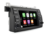 Autoradio connecté Apple CarPlay Android Auto pour BMW Série 3 M3 E46 (1998 à 2005)