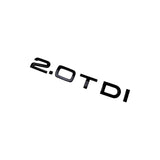Badges de coffre 2.0 TDI et 3.0 TDI noirs pour Audi