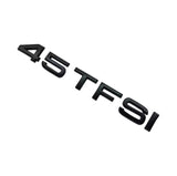 Badge de coffre 45 TFSI noir pour Audi