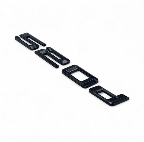 Badges de coffre noirs pour BMW Série 5 (E39, E60, F10), vue 2