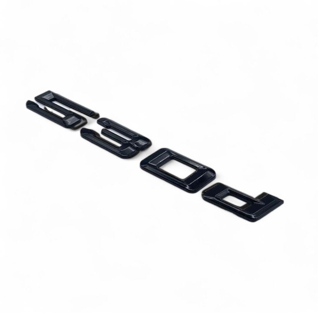 Badges de coffre noirs pour BMW Série 5 (E39, E60, F10), vue 6