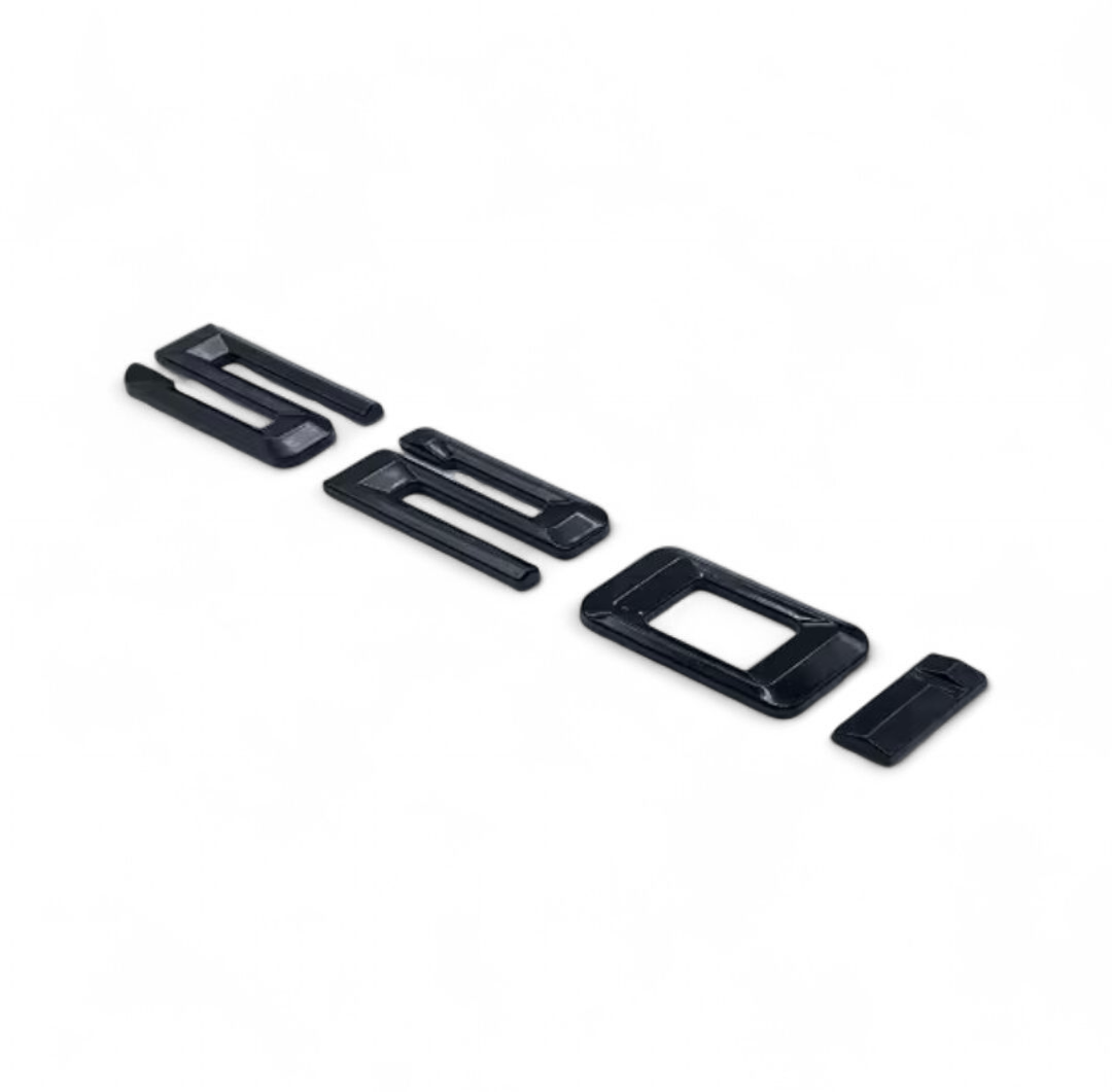 Badges de coffre noirs pour BMW Série 5 (E39, E60, F10), vue 14