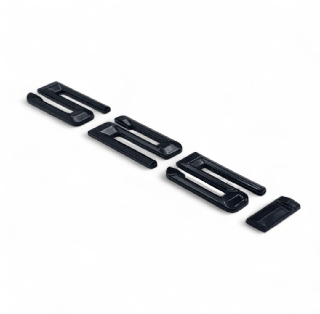 Badges de coffre noirs pour BMW Série 5 (E39, E60, F10), vue 19