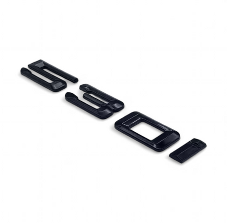Badges de coffre noirs pour BMW Série 5 (E39, E60, F10), vue 21
