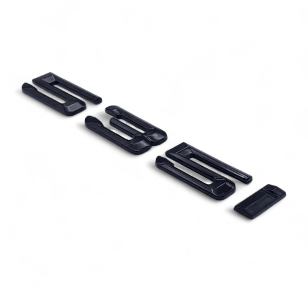 Badges de coffre noirs pour BMW Série 5 (E39, E60, F10), vue 23