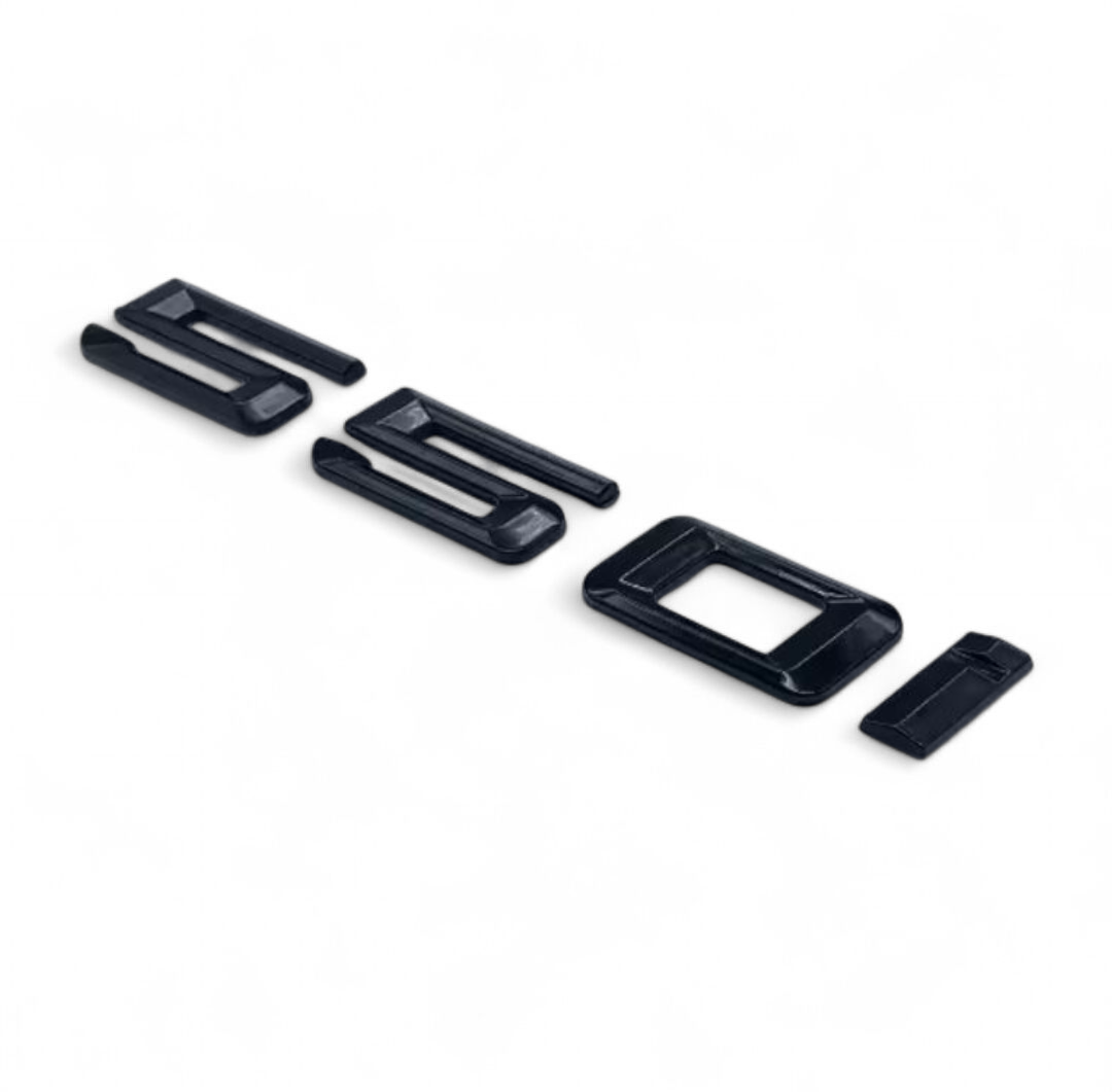 Badges de coffre noirs pour BMW Série 5 (E39, E60, F10), vue 27