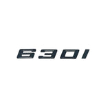 Badges logos de coffre lettrage noir pour BMW Série 6 (E63, E64, F06, F12, F13, G32), 630i