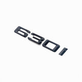 Badges logos de coffre lettrage noir pour BMW Série 6 (E63, E64, F06, F12, F13, G32), vue 13