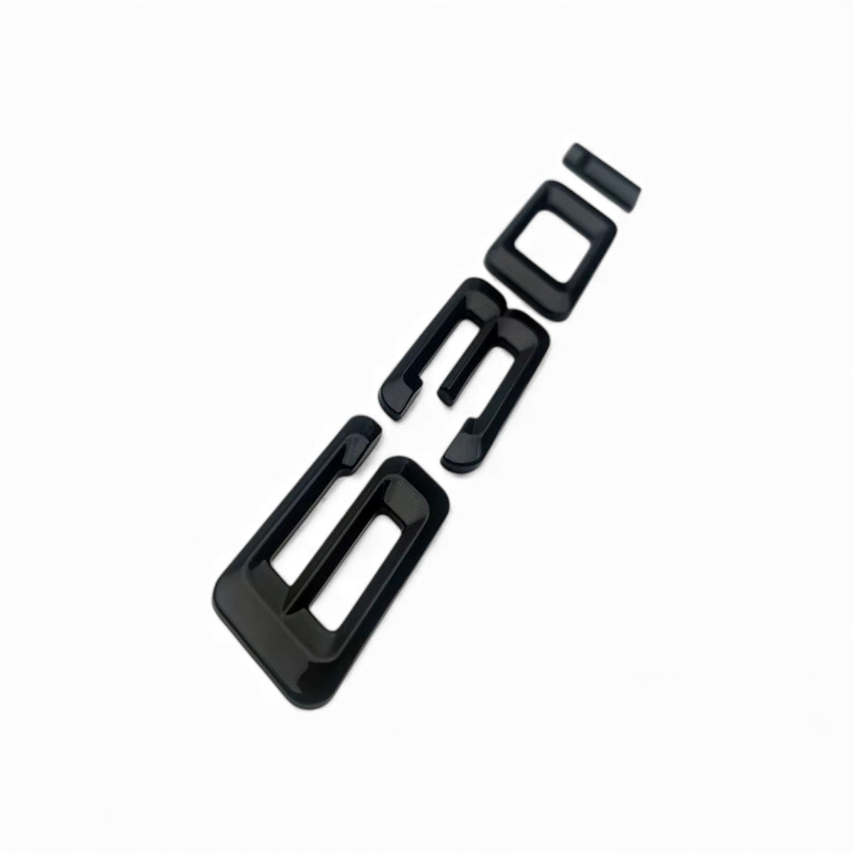 Badges logos de coffre lettrage noir pour BMW Série 6 (E63, E64, F06, F12, F13, G32), vue 14