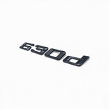 Badges logos de coffre lettrage noir pour BMW Série 6 (E63, E64, F06, F12, F13, G32), vue 15
