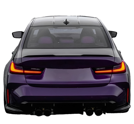 Becquet de coffre look M Performance pour BMW Série 3 G20 & M3 G80 (2020 à 2024), vue 3